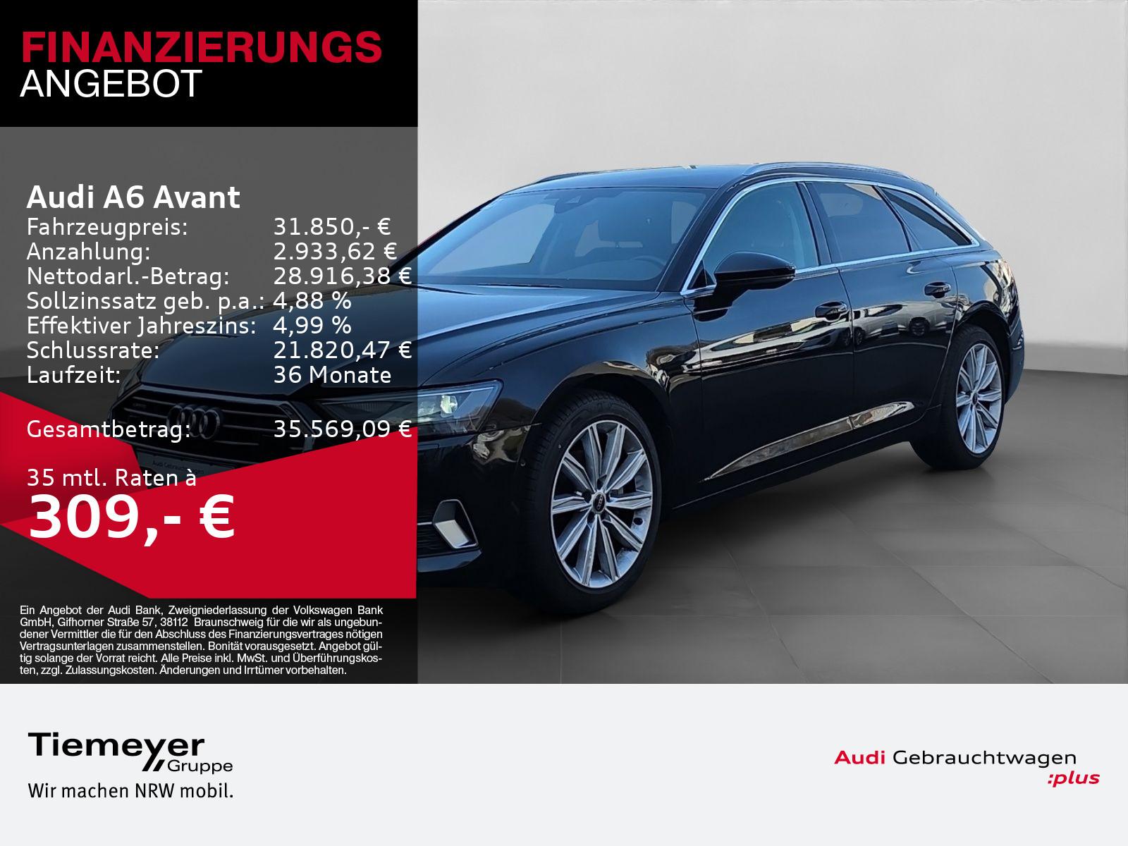 Audi A6 Avant 40 TDI Q SPORT LM19 LEDER eSITZE MEMORY