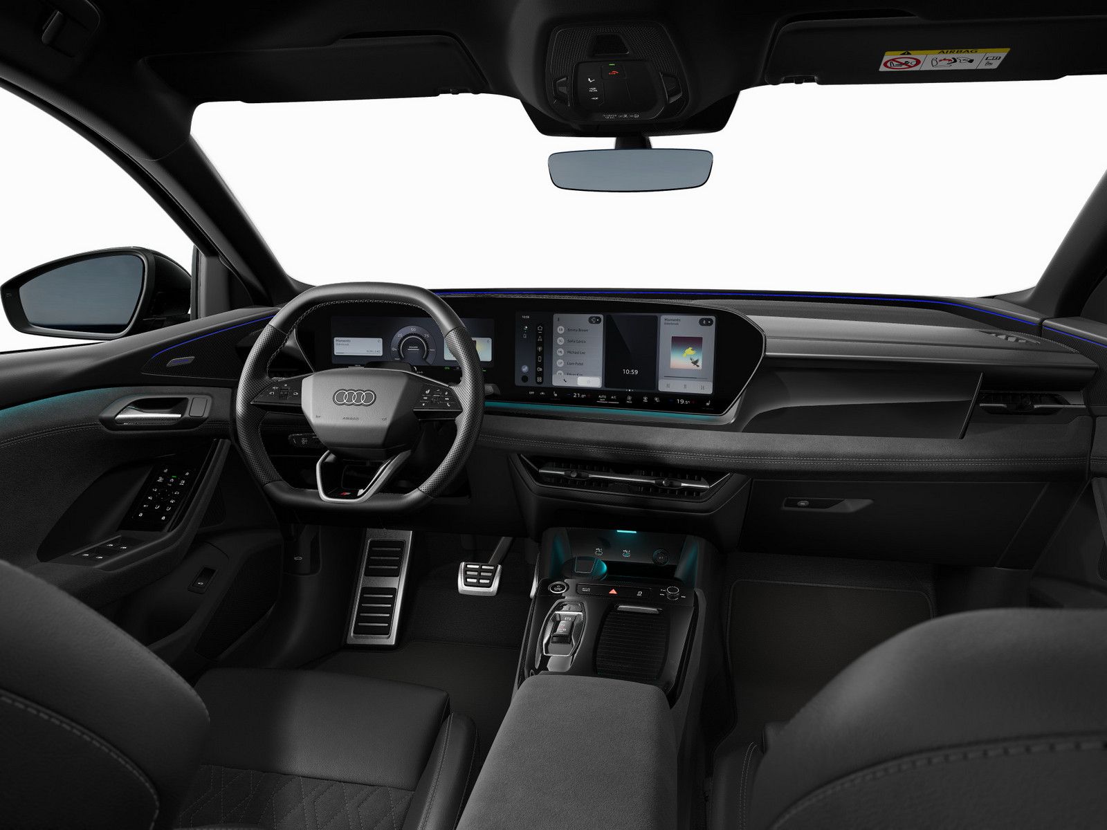 Audi Q6 e-tron Sportback perf. 2xS line/All Black/Mat imagem 3