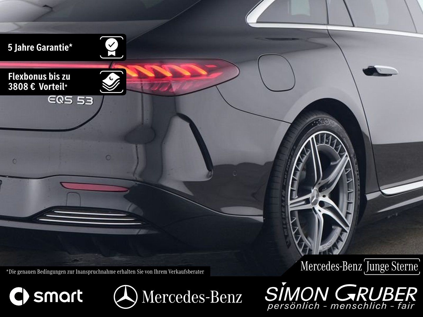 Fahrzeugabbildung Mercedes-Benz EQS 53 4M+ AMG Pano Carbon Sitzkl Massage 118Kw