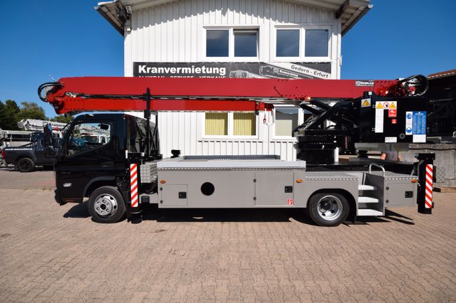 Mitsubishi Fuso AMAK 65E -  Vollelektrisch im Kranbetrieb