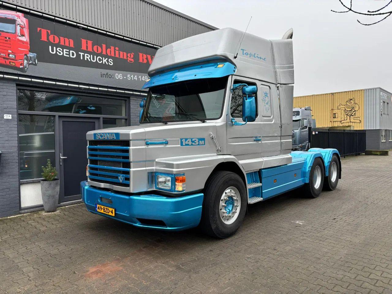 Scania T143-420 V8 Torpedo 6x2 V8 steel/air retarder ma
