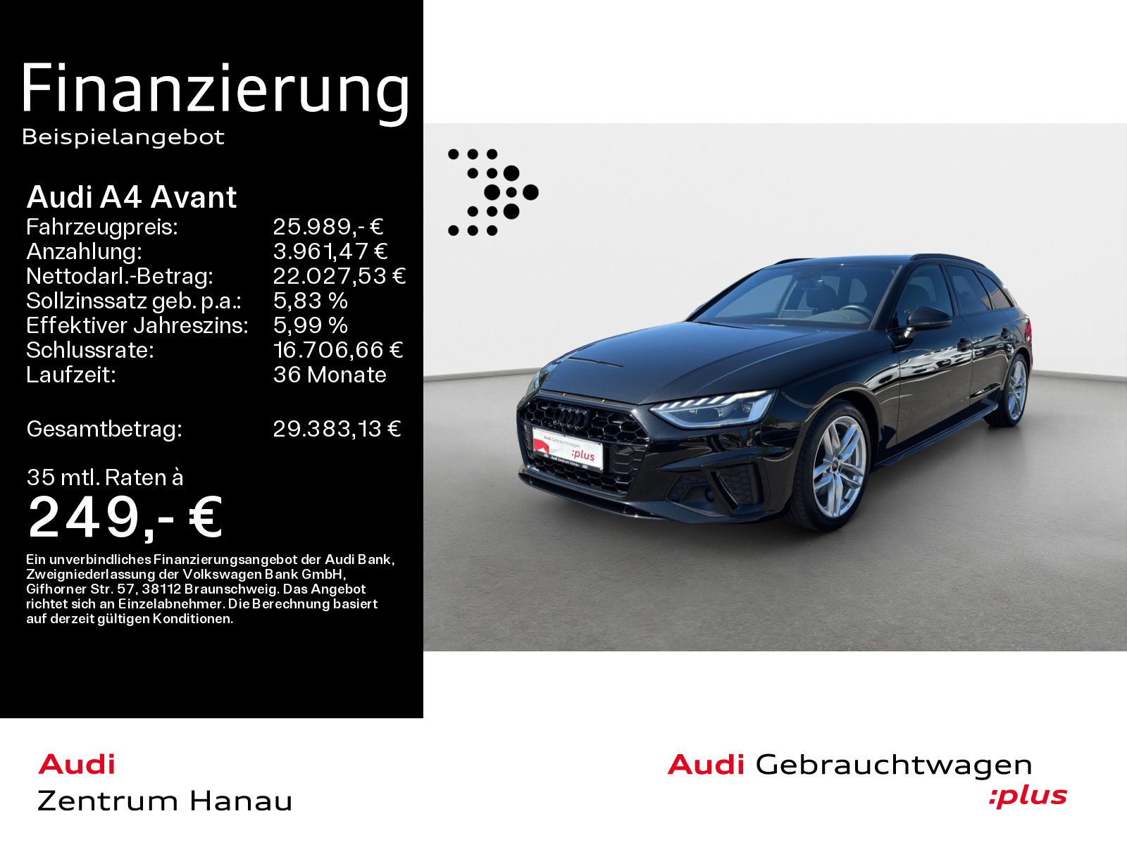 Audi A4 Avant 40 TFSI Stronic S LINE