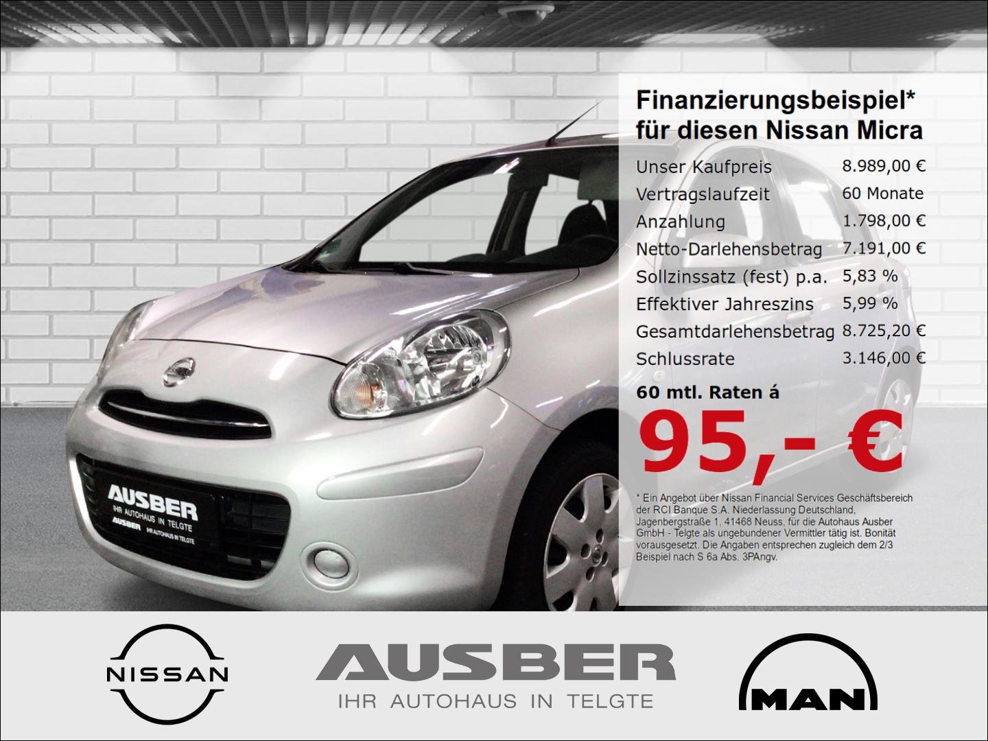 Nissan Micra Acenta 1.2 Automatik Ganzjahresreifen