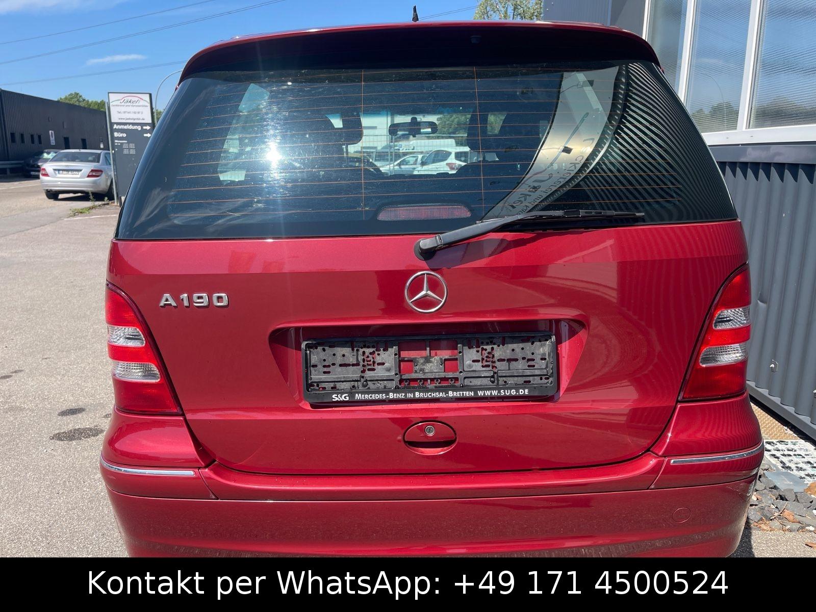 Mercedes-Benz A 190 ELEGANCE*Klima*Automatik*TÜV NEU