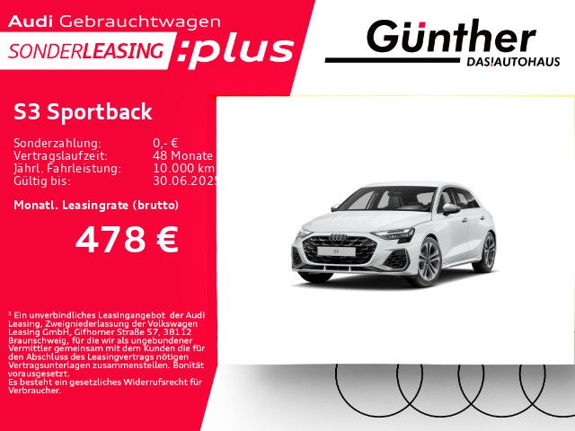 Audi S3 Sportback +EL HECKKLAPPE+SOUNDSYSTEM+NAVI PLU