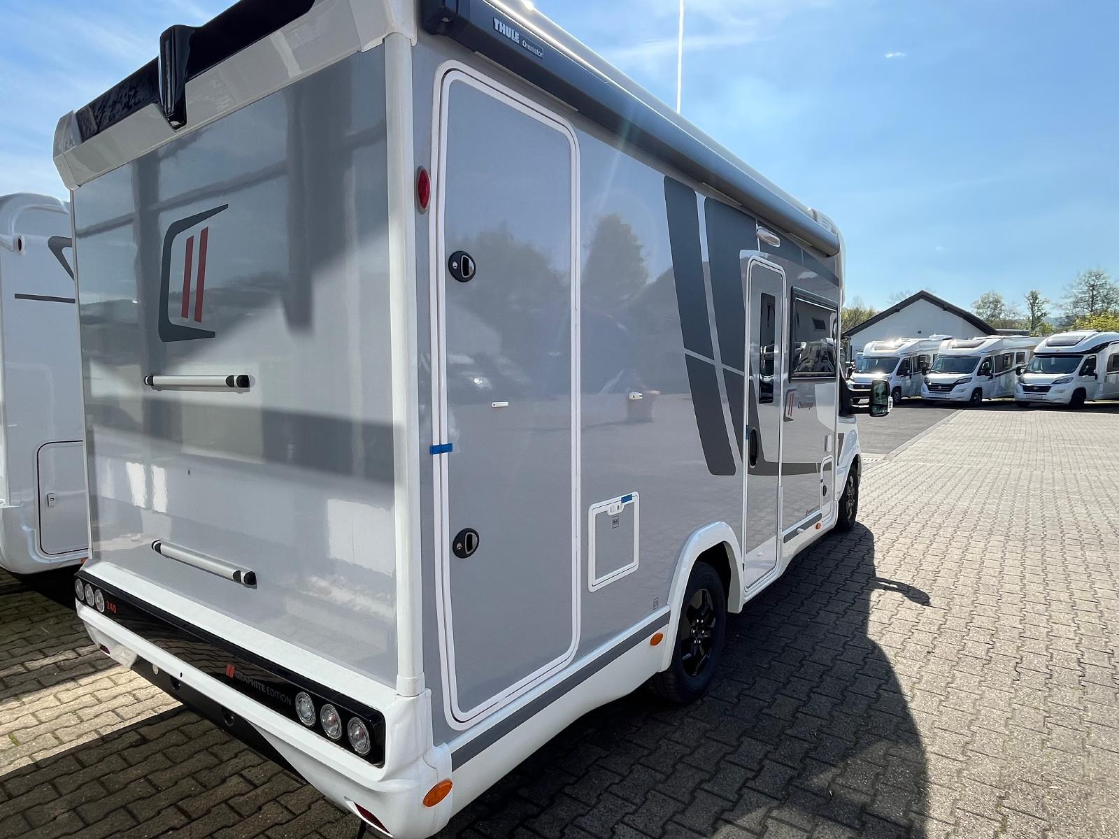 Challenger 240 Graphite Solar Markise Arctic Lithium
