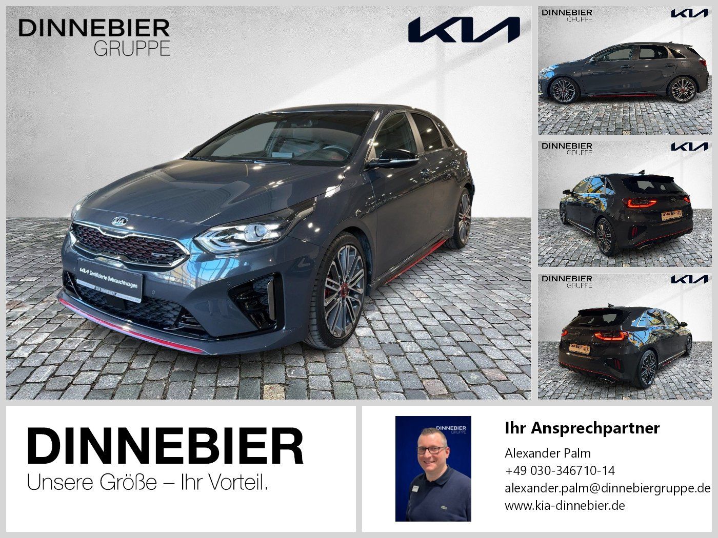 Kia cee'd / Ceed cee'd 1.6T-GDI GT ACC CAM LED NAVI TWA 4xSHZ
