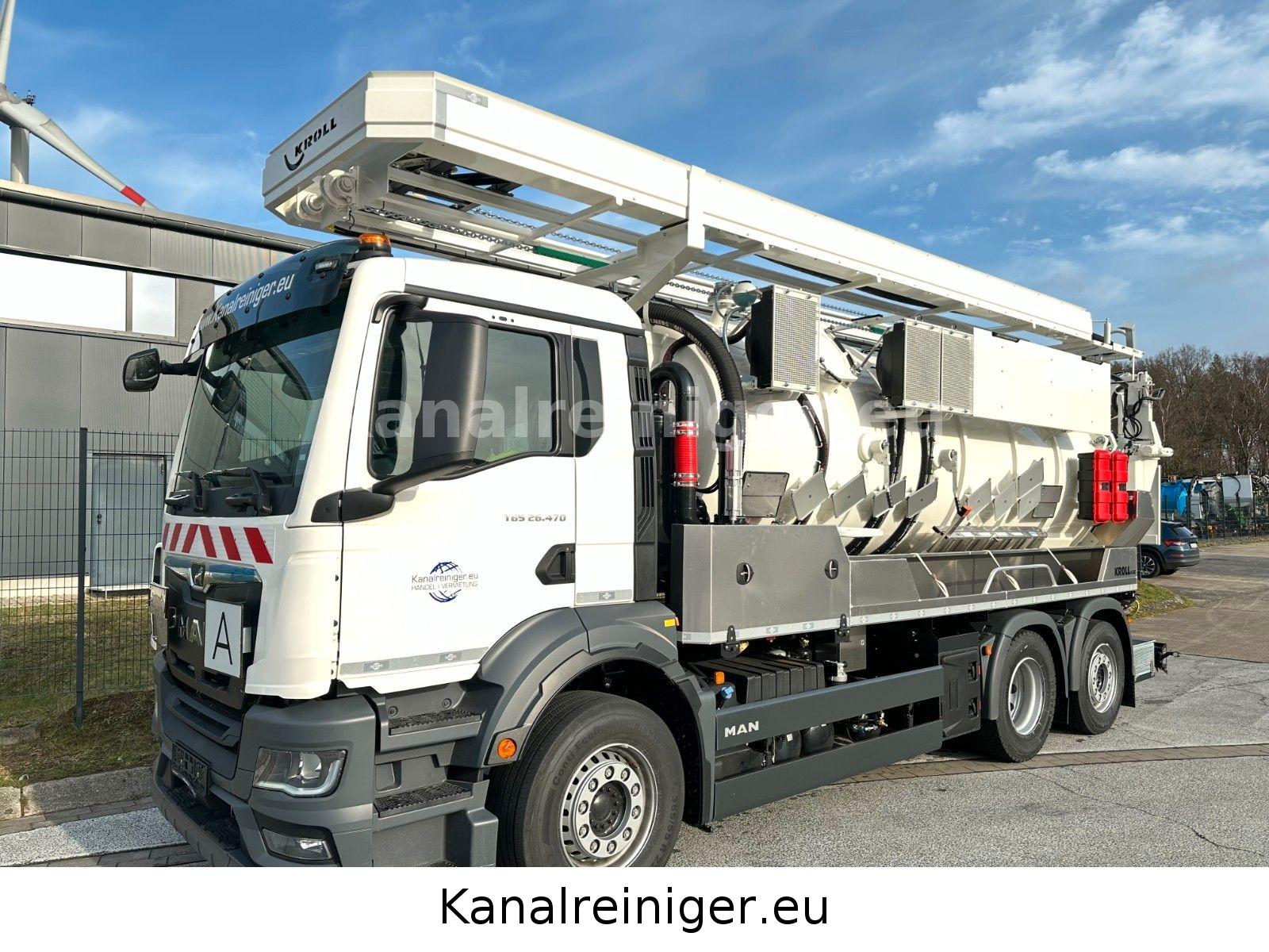 MAN TGS 26.470 6x2 KROLL ADR-Sauger