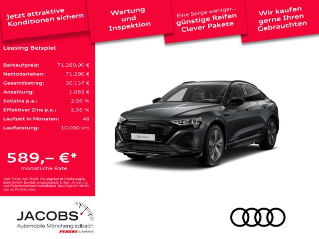 Audi Q8 Sportback e-tron 55 S line/Black+/Matrix/360°