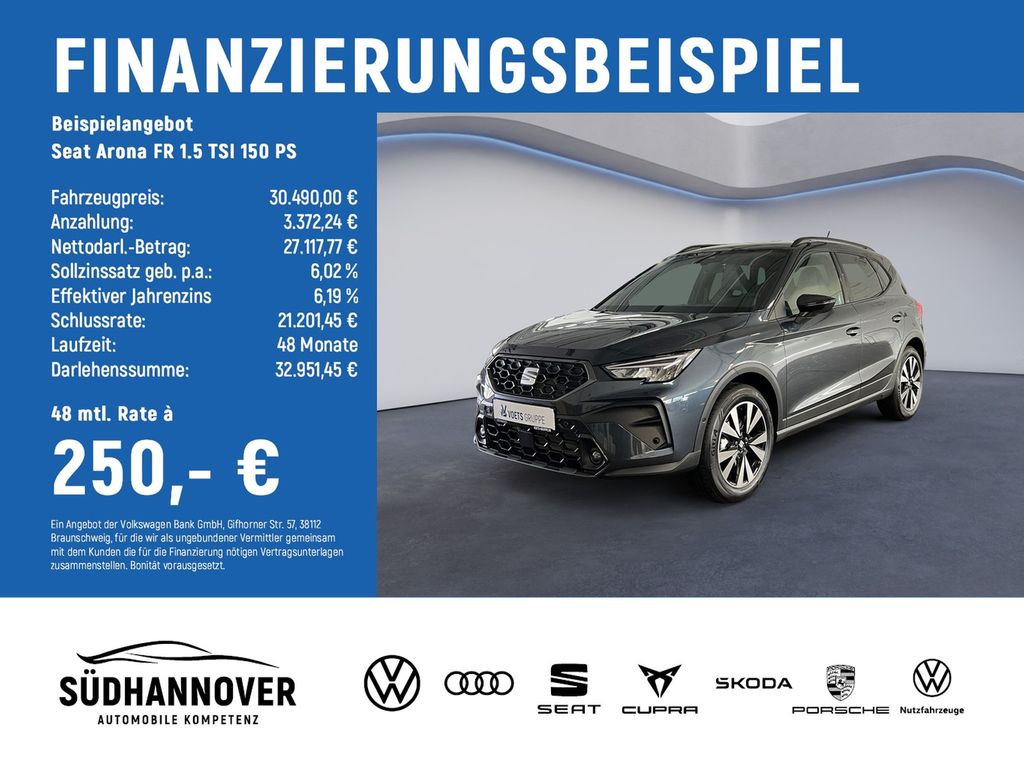 Arona FR 1.5 TSI 150 PS KESSY SHZ NAVI LED AHK V