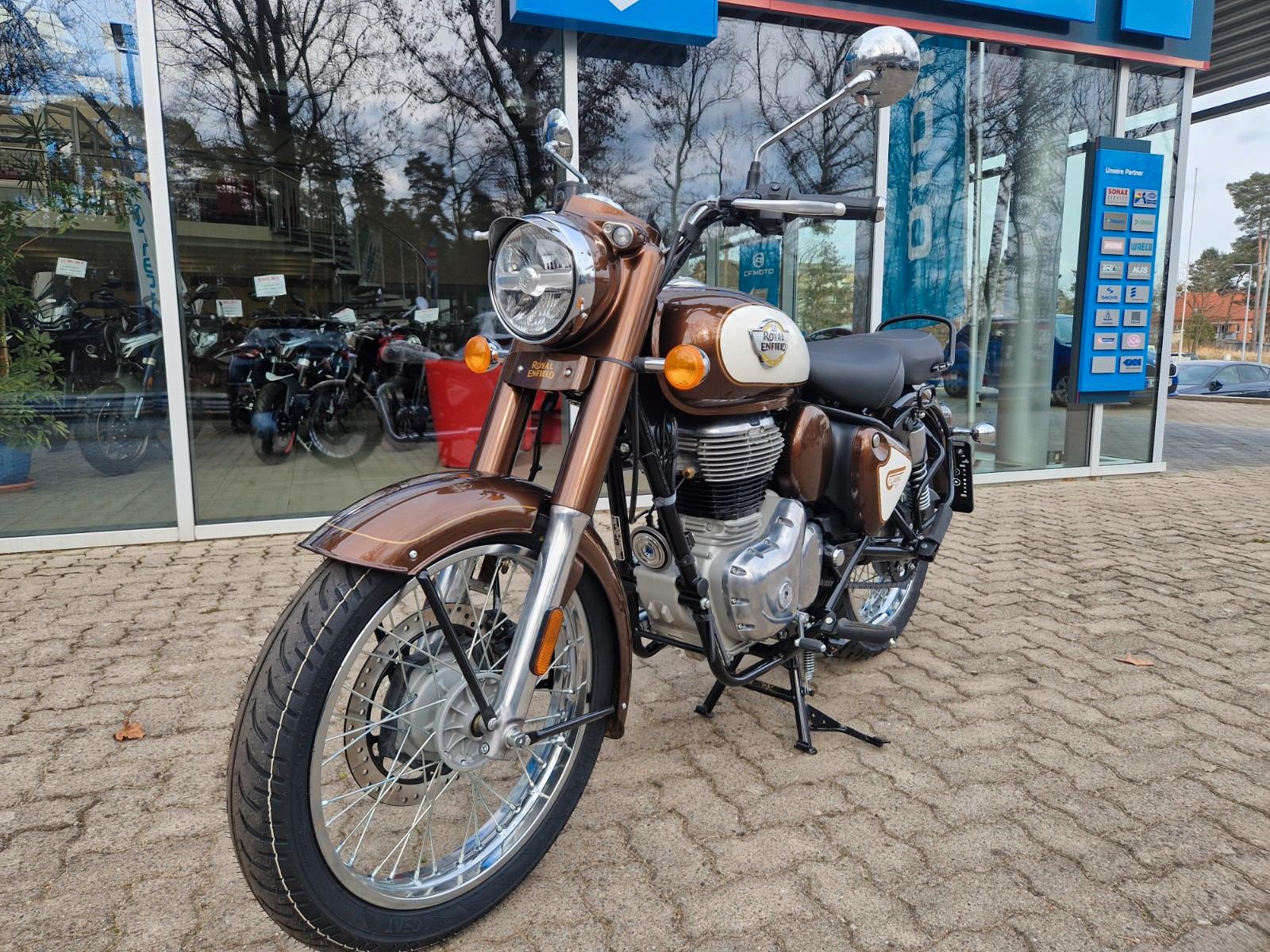 Royal Enfield Classic 350 medallion brown