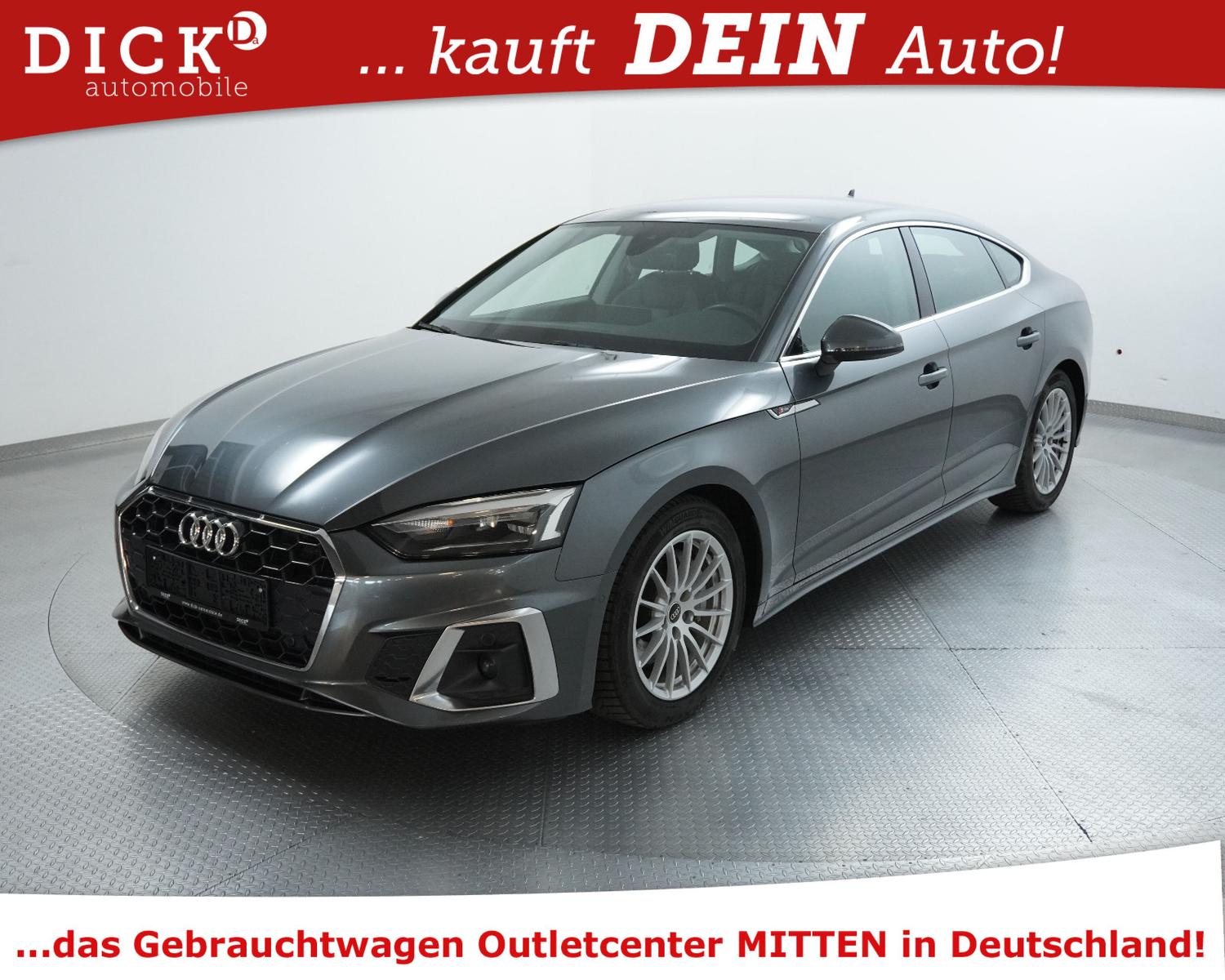 Audi A5 SB 40d S LINE SPORT LEDER+SHZ+NAV+KAM+LED+TEM, миниатюра 4