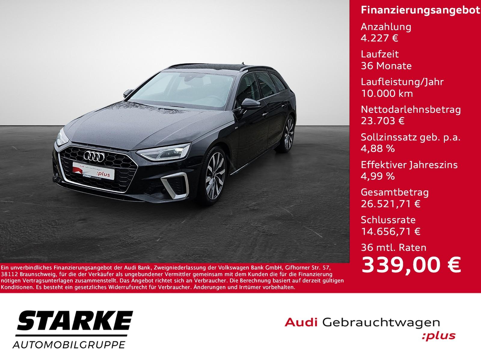 Audi A4 Avant 35 TFSI S tronic S line NaviPlus SHZ AP