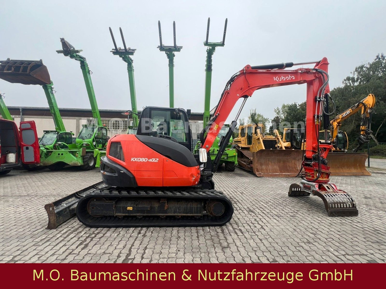 Fahrzeugabbildung Kubota Kubota KX 080 -4a2 / Rotar RG 9N Sortiergreifer/