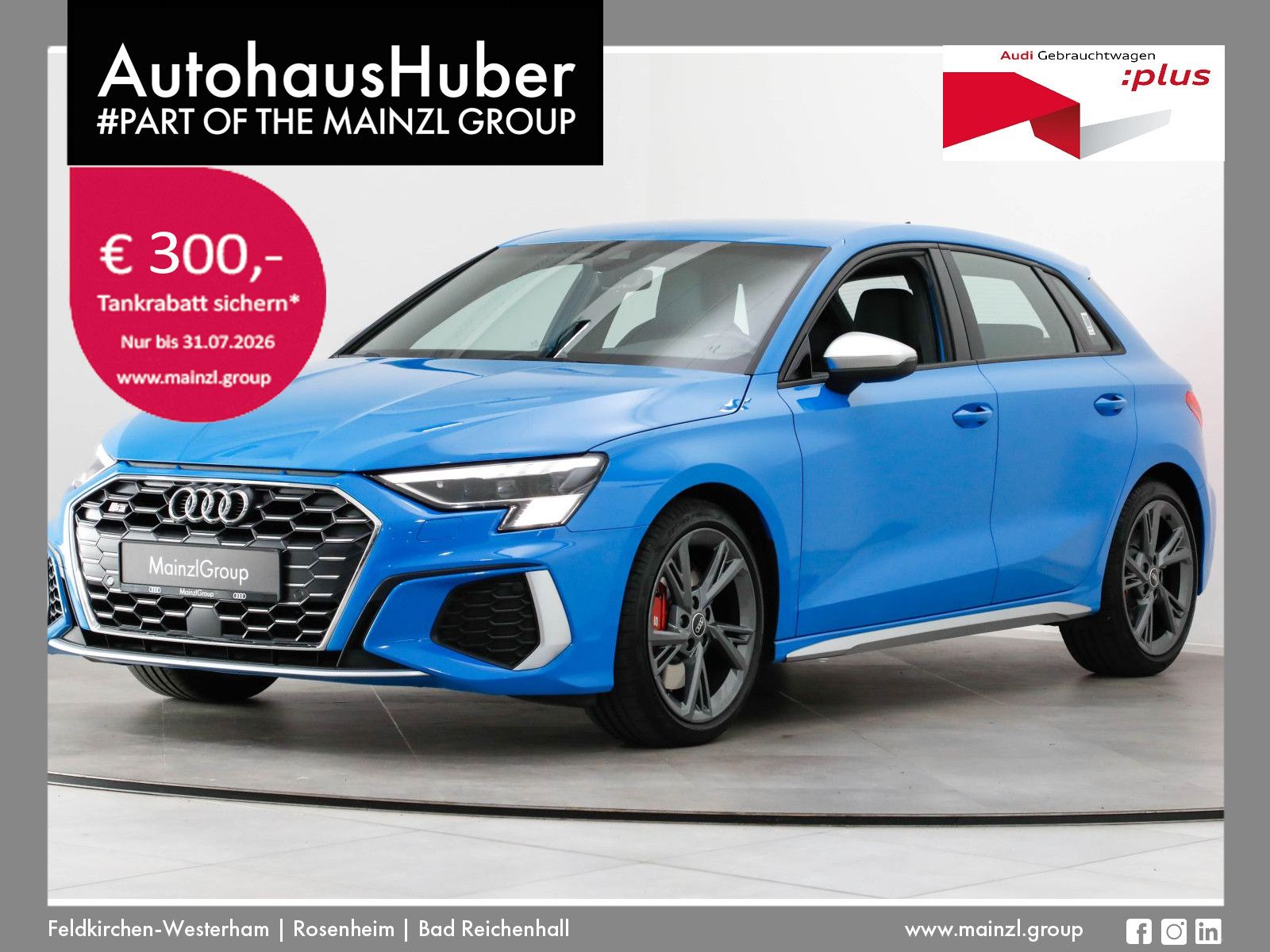 AUDI S3 Sportback TFSI quattro B&amp;O Virtual Matrix PDC