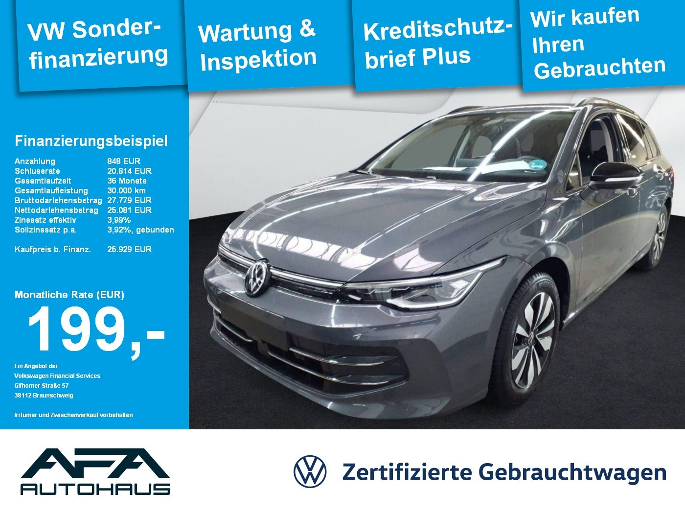 Volkswagen Golf VIII Variant 1.5 TSI GOAL AHK*Navi*RFK*ACC