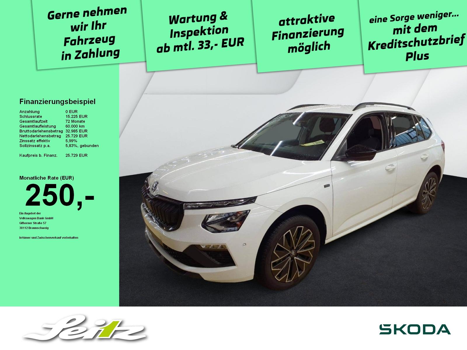 Skoda Kamiq 1.0 TSI Selection *AHK*MATRIX*KAMERA*NAVI*