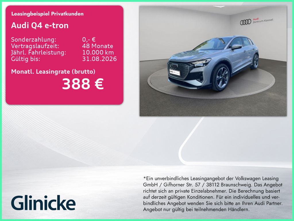 Audi Q4 40 e-tron S line Matrix SONOS PDC+ Carplay