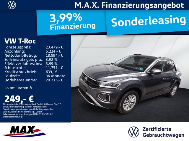 Volkswagen T-Roc 1.0 TSI LIFE LED+NAVI+DIGI CP+KLIMA+WINTER