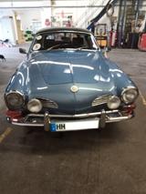 Volkswagen Karmann Ghia Typ 14 Cabrio in blau, H Kennz. - Volkswagen Karmann Ghia: Cabrio