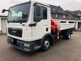 MAN TGL 8.150 3 Seiten Kipper Atlas Kran Greiferstr.