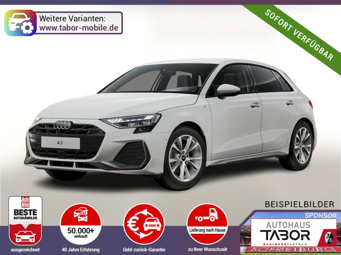 Audi A3 Sportback S tronic S line Nav UVP-32%*