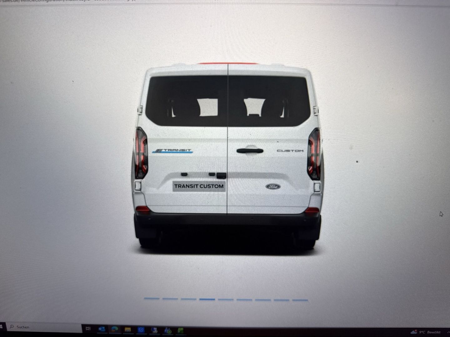 Fahrzeugabbildung Ford Tourneo Custom E-KOMBI 9.Sitzer - Automatik - E-