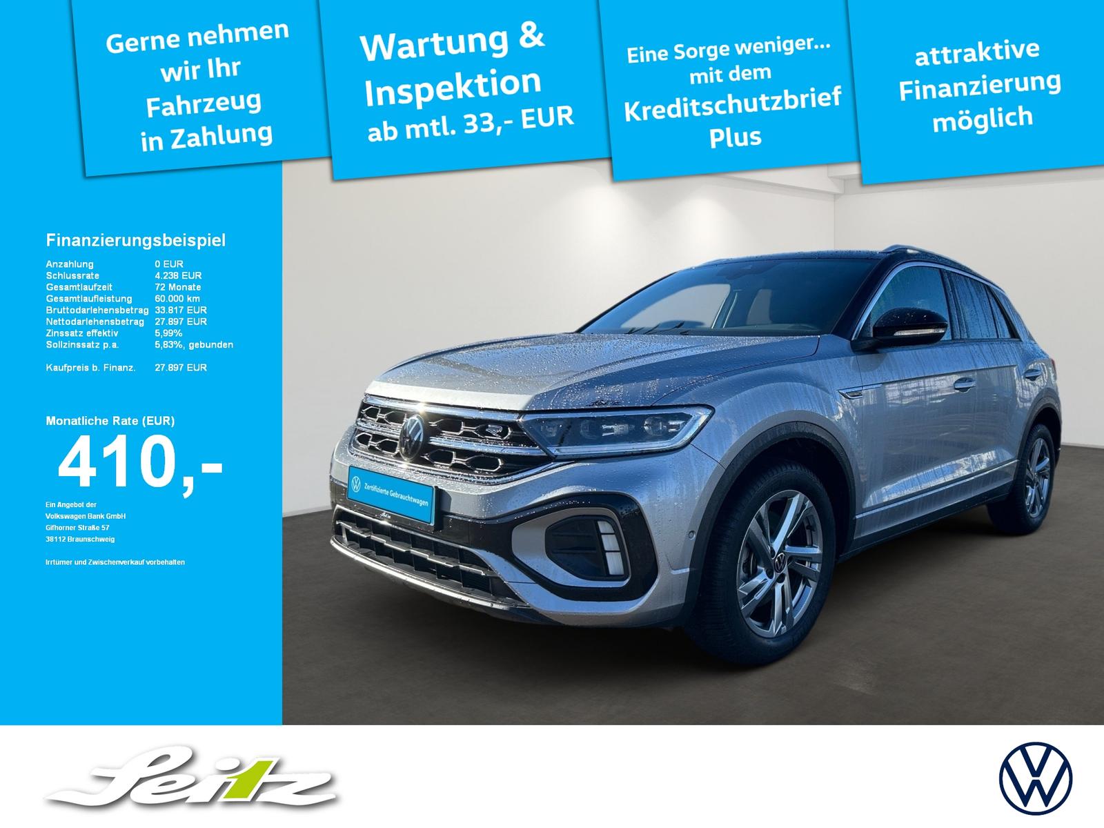 Volkswagen T-Roc 2.0 TDI R-Line *AHK*LED*KAMERA*NAVI*