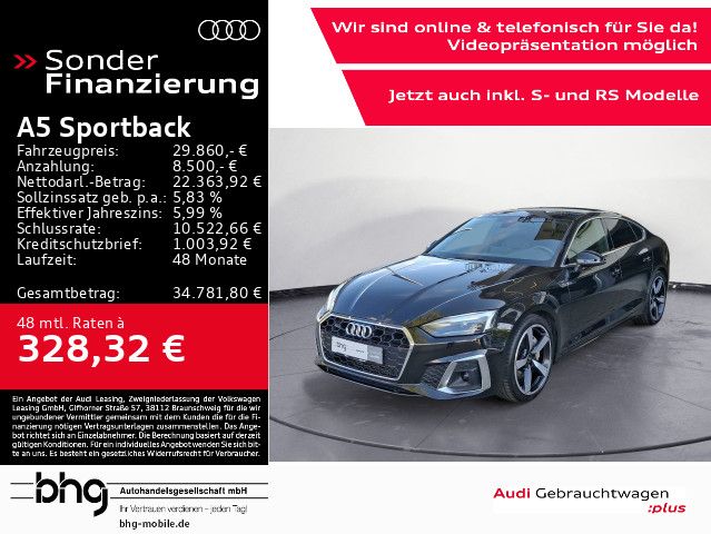 Audi A5 Sportback 45 TFSI quattro S Line
