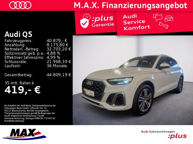 Q5 45 TFSI QUATTRO S LINE +MATRIX+PANO+STANDHZG+