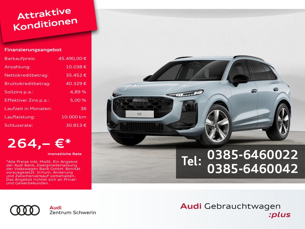 Audi Q3 2.0 TDI Tech Plus S line NAVI SITZHEIZUNG LED