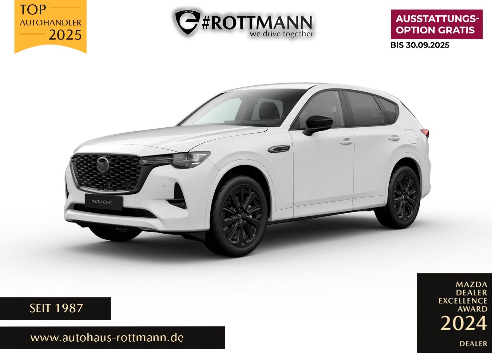 Mazda CX-60 2025 Plug-In PHEV 327ps Aut. AWD Homura