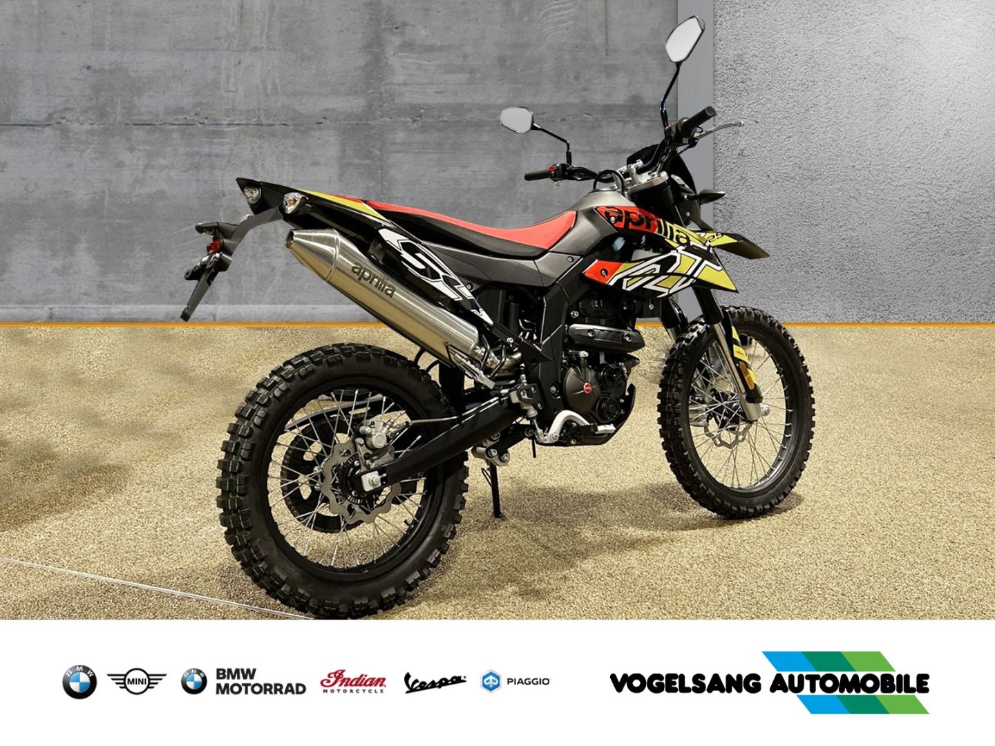 Fahrzeugabbildung Aprilia RX 125 Enduro, Geländebereifung, Aktionspreis Mo