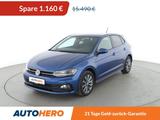 Volkswagen Polo 1.0 TSI Comfortline*PDC*ACC*LED*R-LINE* - mit Benzin-Antrieb: Blau, Teilleder, Kleinwagen