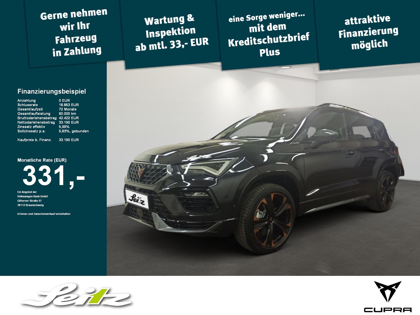 Cupra Ateca 2.0 TSI 4Drive *KAMERA*LED*NAVI*BEATS*