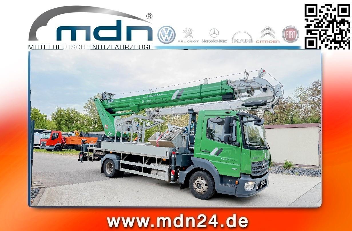 Mercedes-Benz Atego 816 Dachdecker Kran BÖCKER 37/4000 Korb