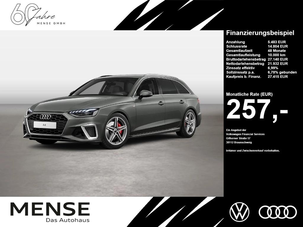 Audi A4 Avant 40 TFSI S tronic S line Matrix AHK ACC 2023
