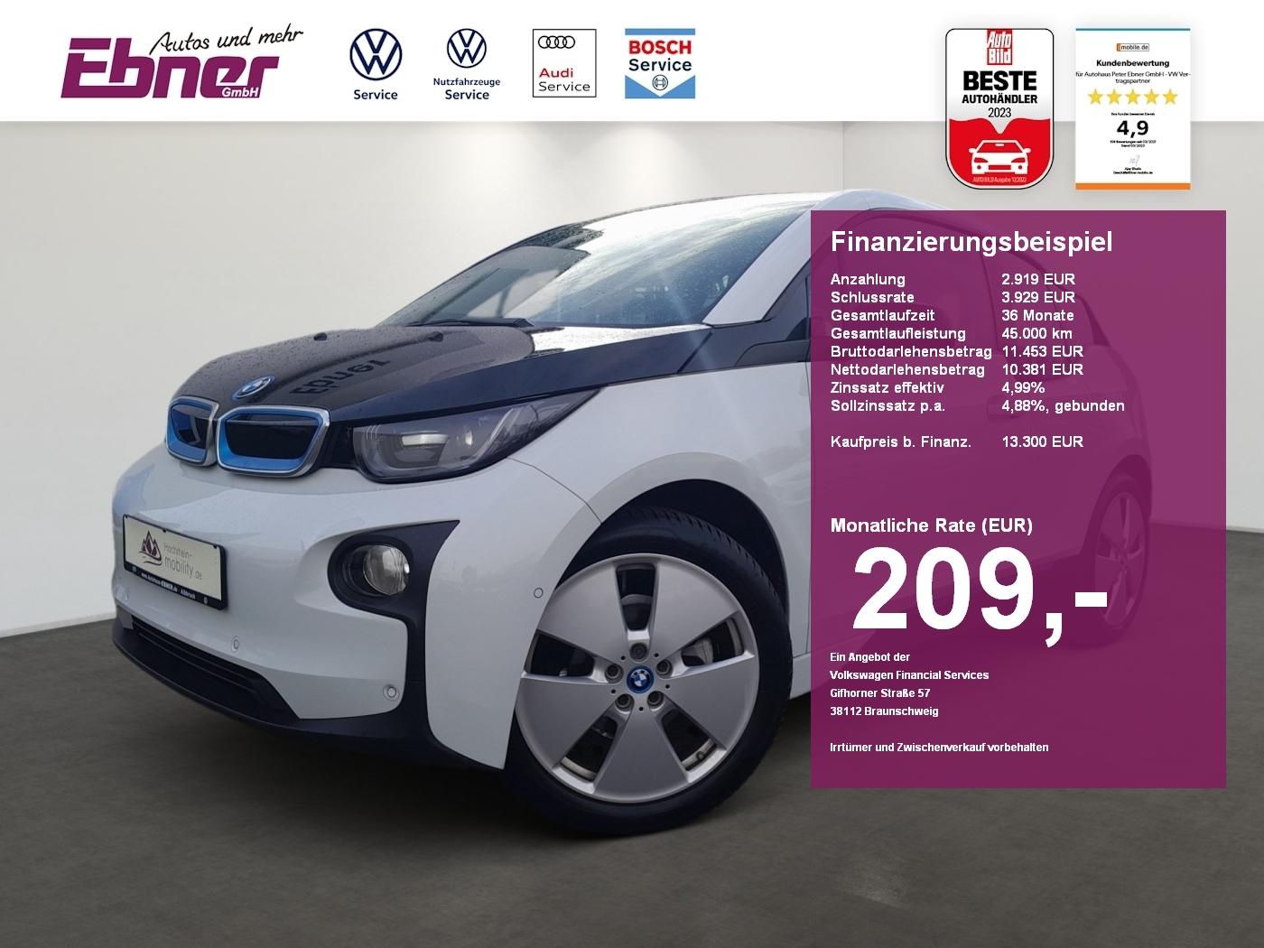 BMW i3 94Ah 33KWh WPUMPE+SDACH+HARMAN+KAMERA+NAVI+SI