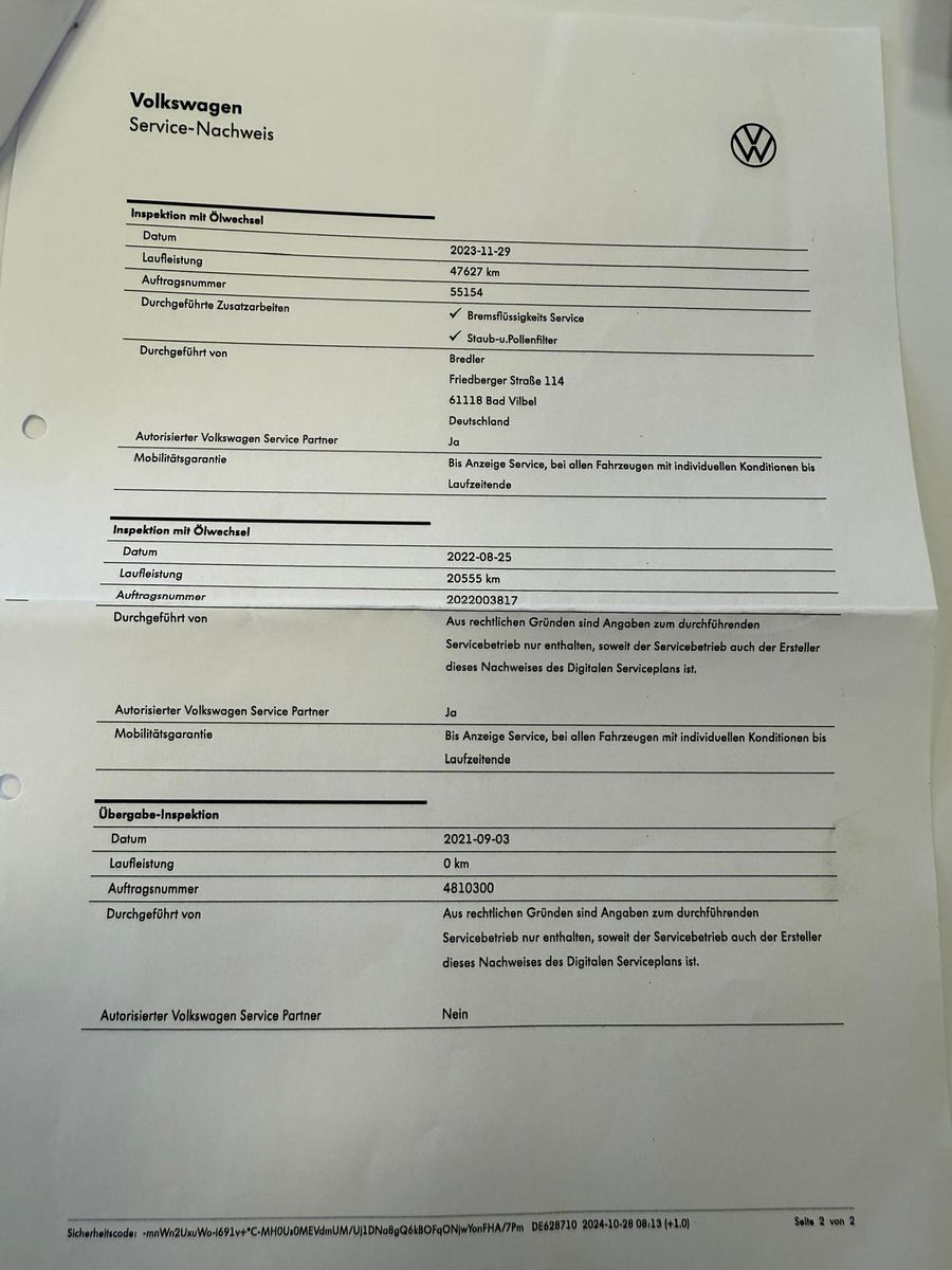 Fahrzeugabbildung Volkswagen Golf VIII Lim. Active/AHK/SCHECKHEFT/NAVI/KAMERA