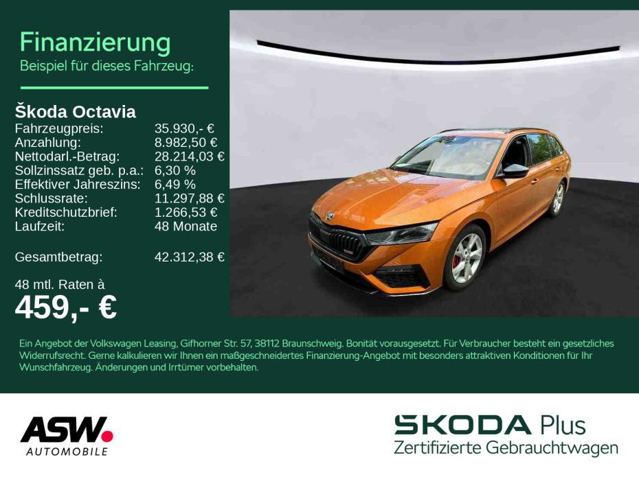 Skoda Octavia Combi RS 4x4 Edition 2.0TDI DSG AHK PANO