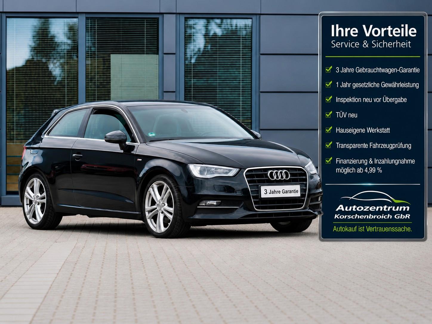 Audi A3 S line Sportpaket MIT 3 JAHREN GARANTIE !!!