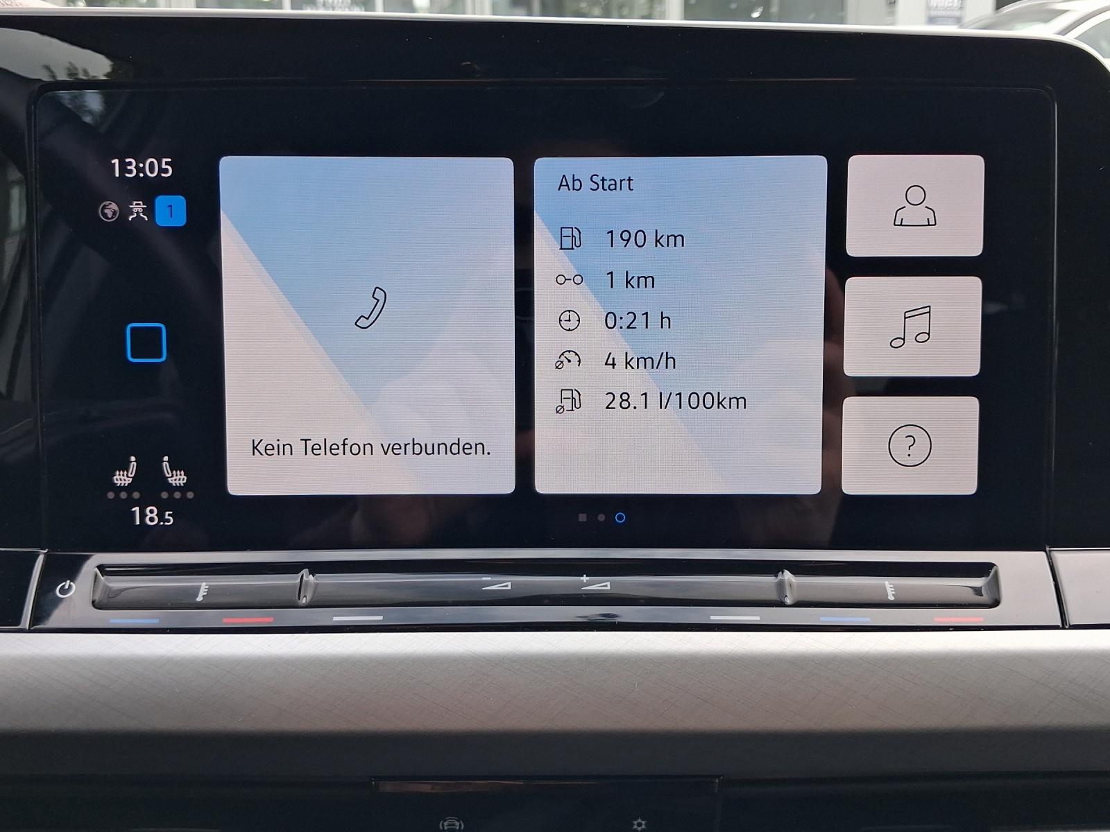 Volkswagen Golf Life 1,0 l eTSI Life (EURO 6d) 1.Hd/ Spurw, миниатюра 17