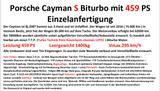 Porsche Cayman Biturbo mit 459 PS - Porsche Cayman: Weiß