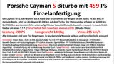 Porsche Cayman Biturbo mit 459 PS - Porsche Cayman aus 2007
