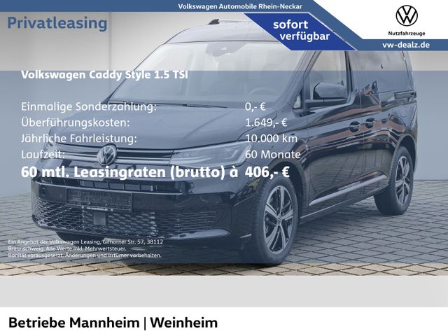 Volkswagen Caddy Style 5-Sitzer 1.5 TSI EU6 DSG Navi AHK