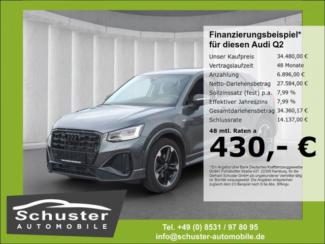 Audi Q2 S-LINE 35 TFSI*S-tron LED R-Kam Navi digCockp