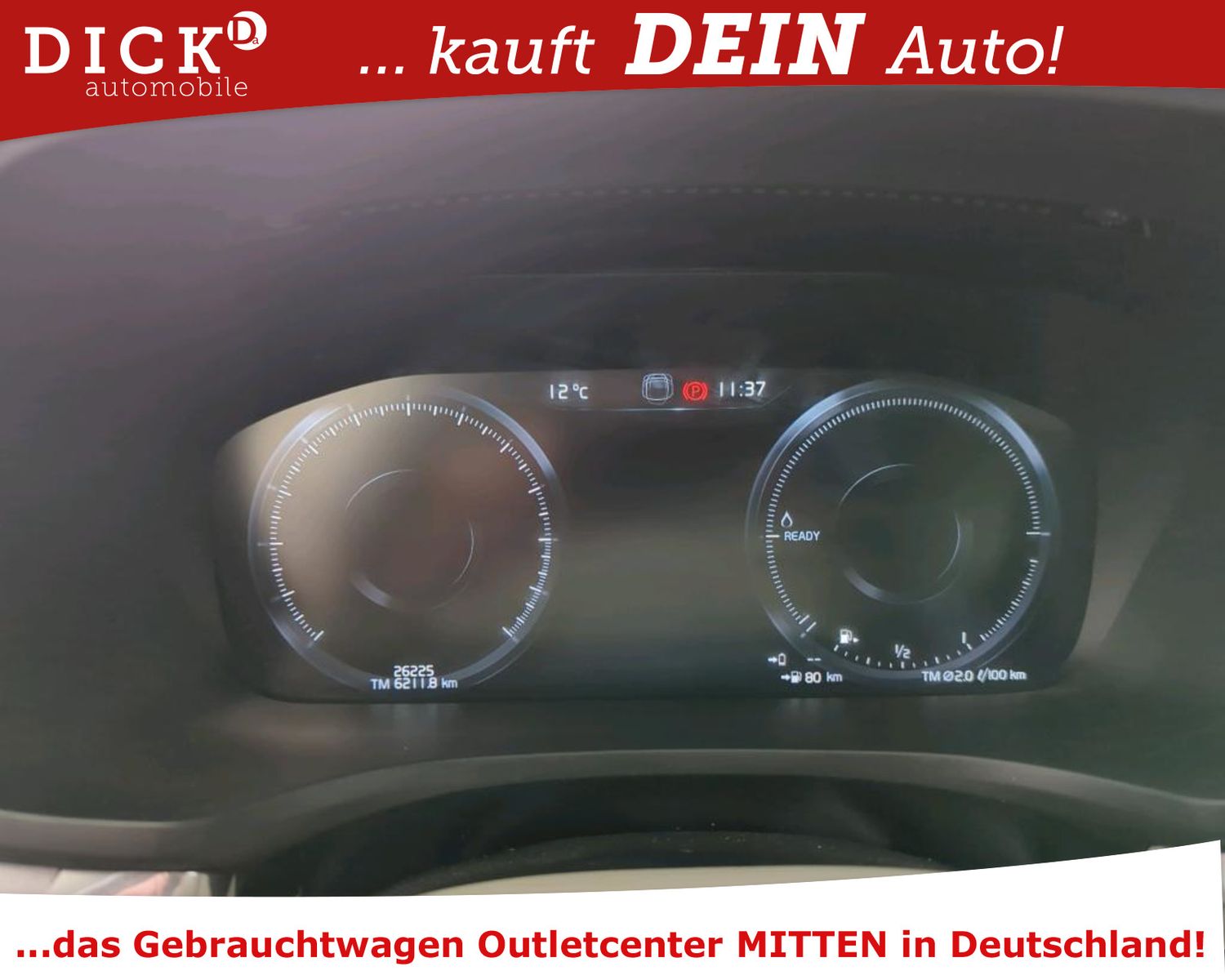 Fahrzeugabbildung Volvo V60 T6 Hyb AWD Core LED/SHZ/H&K/HUD/PANO/360°/8F