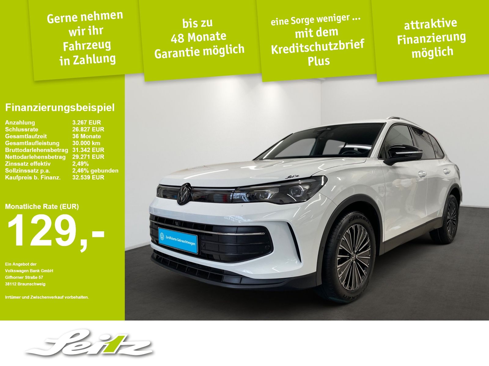 Volkswagen Tiguan 1.5 eTSI Goal *AHK*MATRIX*NAVI*