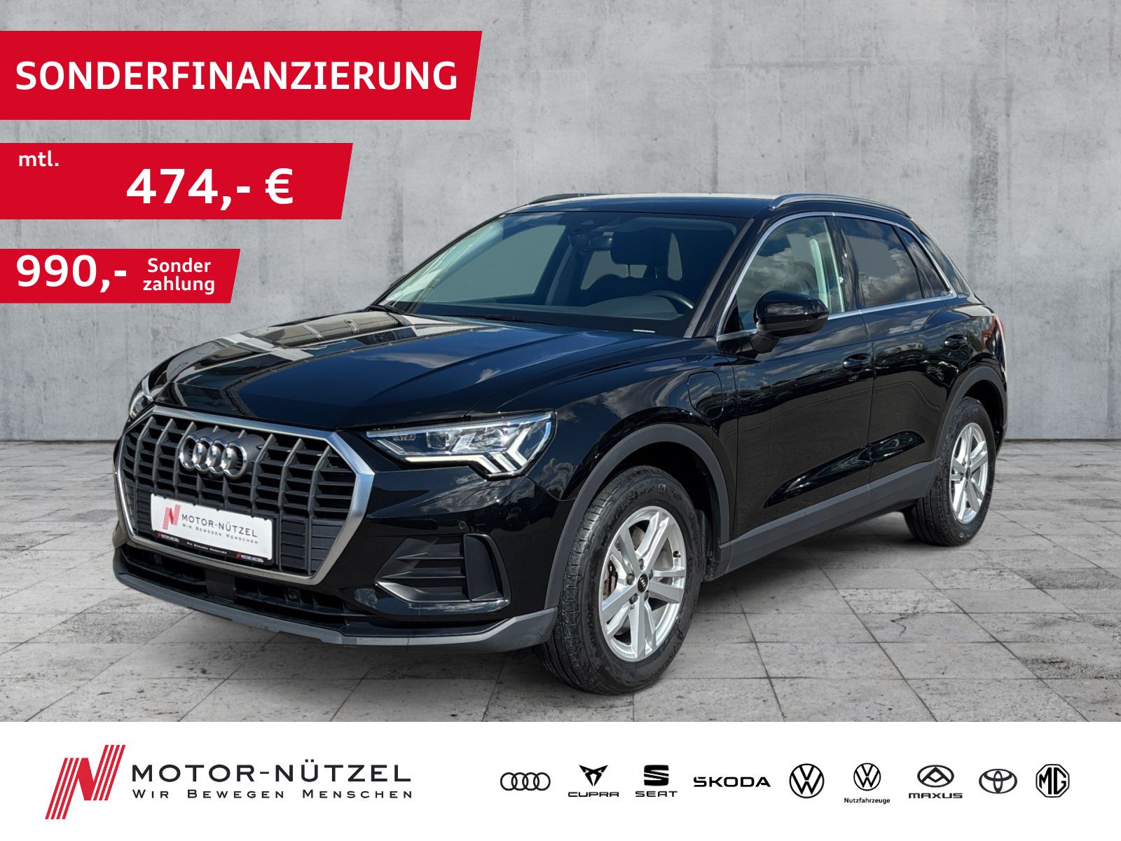 Audi Audi Q3 45 TFSI e S-TR MATRIX+NAV+RFK+SHZ+DAB+GRA+
