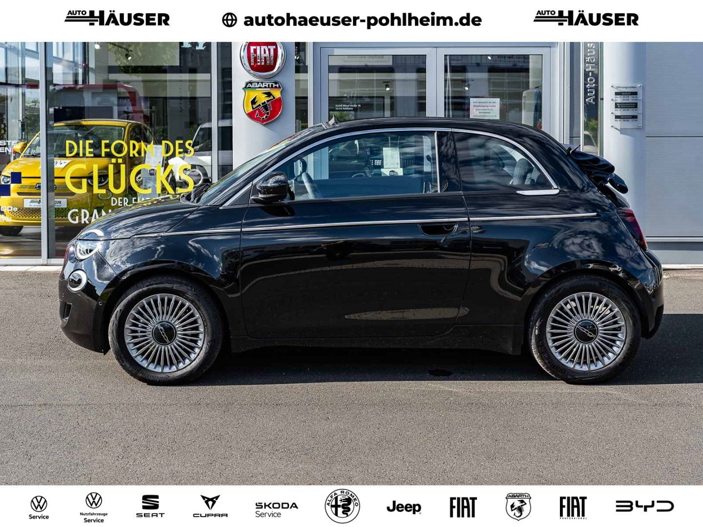 Fiat 500e Cabrio 42 kWh KOMFORT STYLE TECH NAVI KAMER imagem 3
